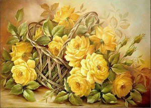 Каролинка КЛ-3043 Ткань для вышивки лентами