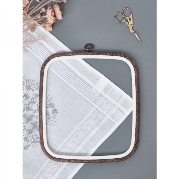 Nurge 230-13 Пяльцы-рамка квадратные каучуковые с подвесом