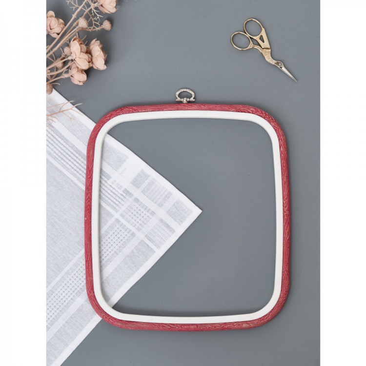 Nurge 230-13 Пяльцы-рамка квадратные каучуковые с подвесом