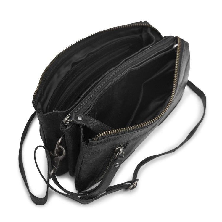 Muud QB-4441R1/Black Сумка через плечо "Riga"