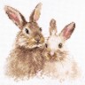 Набор для вышивания Алиса 1-34 Милые кролики