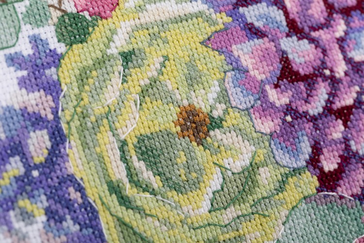 Набор для вышивания Панна C-7306 Букет с пионами