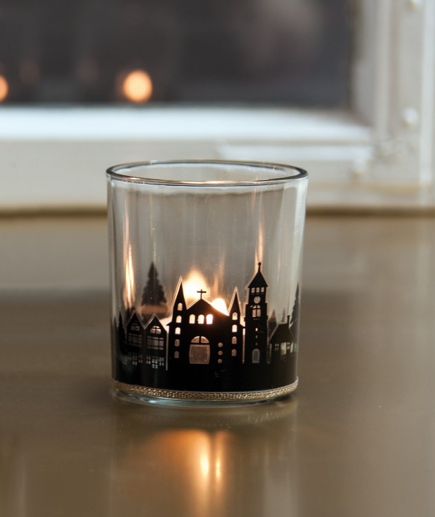 Rayher 60961000 Наклейки для декорирования поверхностей "Городские церкви, силуэты"