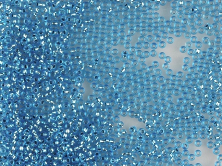 Preciosa Ornela 331-19001-10/0-08265 Светло-голубой с серебряным прокрасом бисер 10/0 500 г