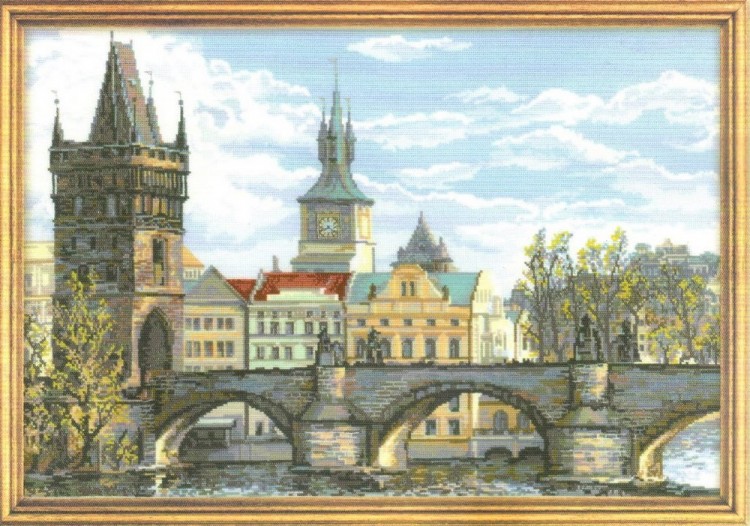 Набор для вышивания Риолис 1058 Прага. Карлов мост