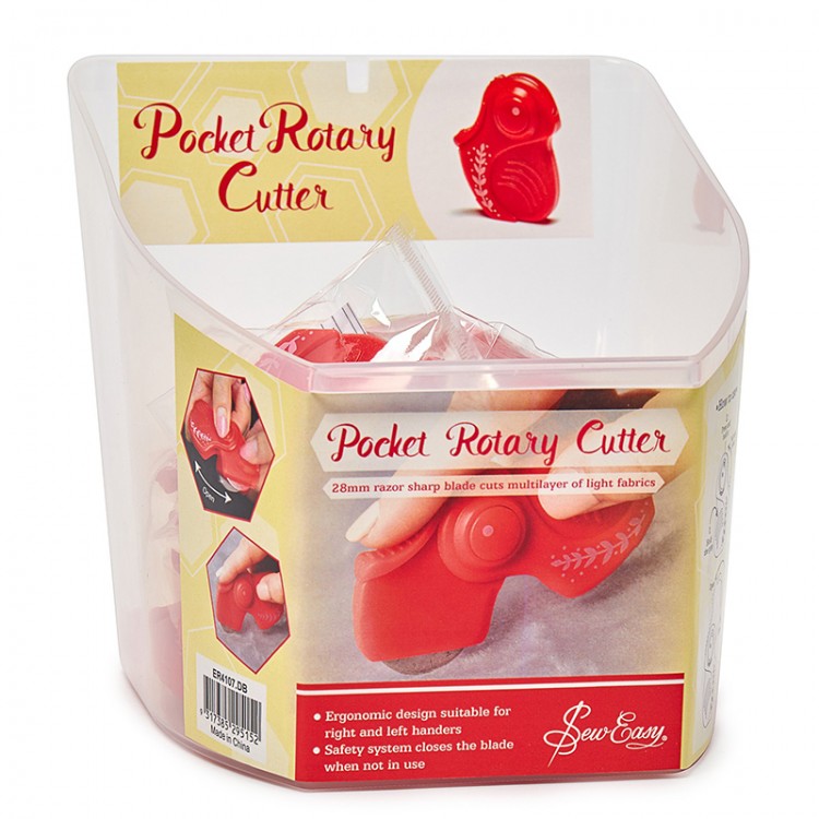 Hemline ER4107.DB Нож раскройный круглый карманный