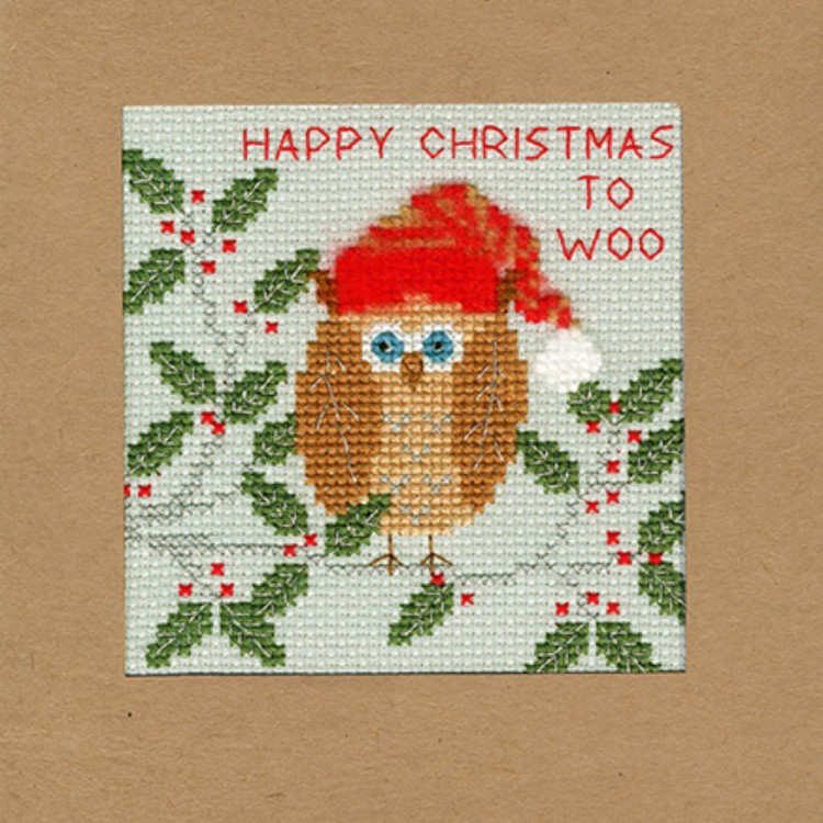 Набор для вышивания Bothy Threads XMAS11 Xmas Owl (Рождественская сова)