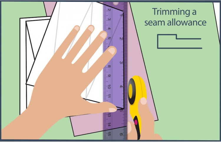 Hemline NL4211 Пластиковая линейка - шаблон для припусков