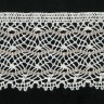 IEMESA 1888/R0 Плетеное хлопковое кружево, ширина 35 мм, цвет светло-бежевый с серым