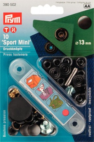 Prym 390502 Кнопки Спорт-мини для тяжелых тканей