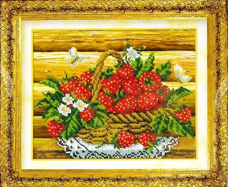 Набор для вышивания Русская искусница 604 Клубничное настроение