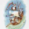 Набор для вышивания Alisena 1270 Мышата морячки