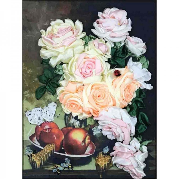 Набор для вышивания Многоцветница МЛ(н) 3009 Розы с медом