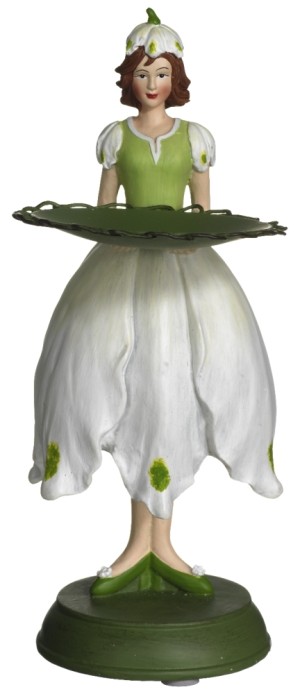 Fiebiger Floristik 850021-108 Фигурка декоративная, Blumenmadchen "Подснежник"