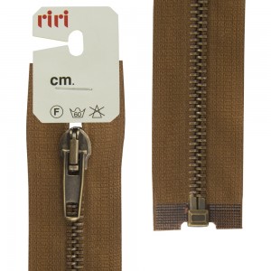 Riri 2513094/65/2209 Молния металлическая, разъемная, 5 мм, 65 см, светло-коричневый