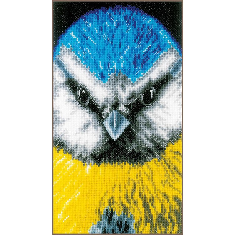 Набор для вышивания Lanarte PN-0200490 Blue tit (Голубая синица)
