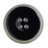Disboton 14940-15-00003/4 Пуговицы Elegant, черный с серебром