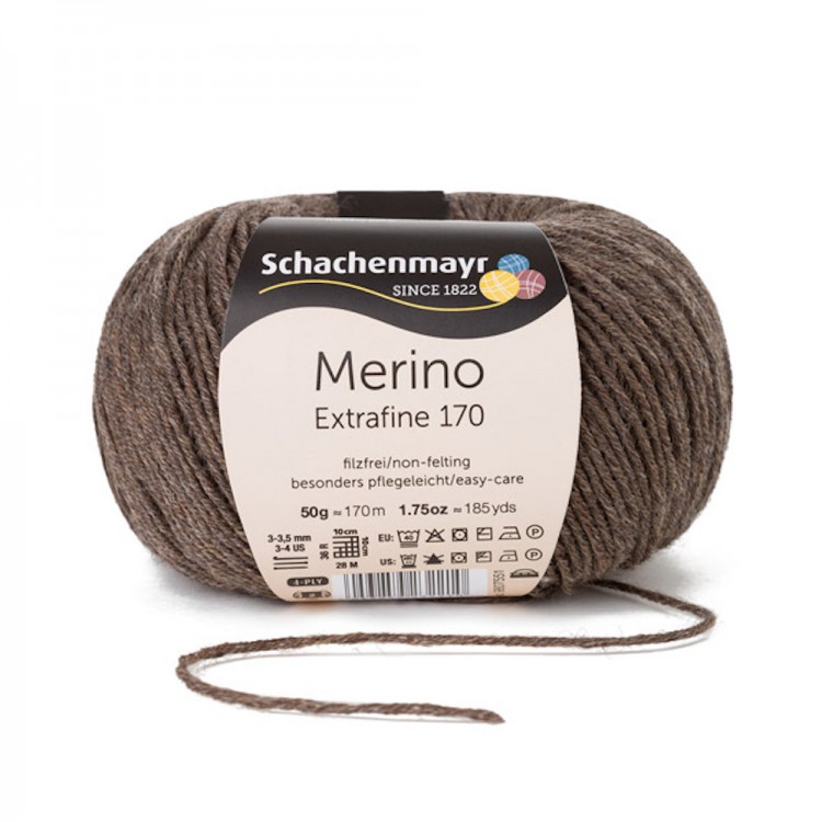 Пряжа для вязания Schachenmayr Merino 9807551 Merino Extrafine 170 (Мерино Экстрафайн 170)
