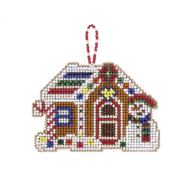 Набор для вышивания Mill Hill MH212114 Gingerbread Cabin (Пряничный домик)