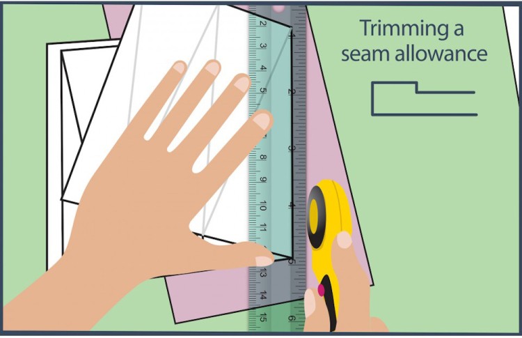 Hemline NL4210 Пластиковая линейка - шаблон для припусков