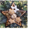 PAW Decor Collection SDL233400 Салфетка трехслойная для декупажа "Пряничные звездочки"