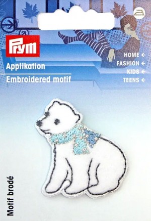 Prym 924347 Термоаппликация "Медведь с шарфом"