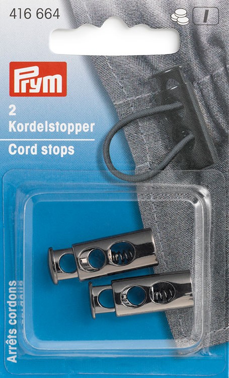 Prym 416664 Ограничители для шнура прямоугольные с двумя отвестиями