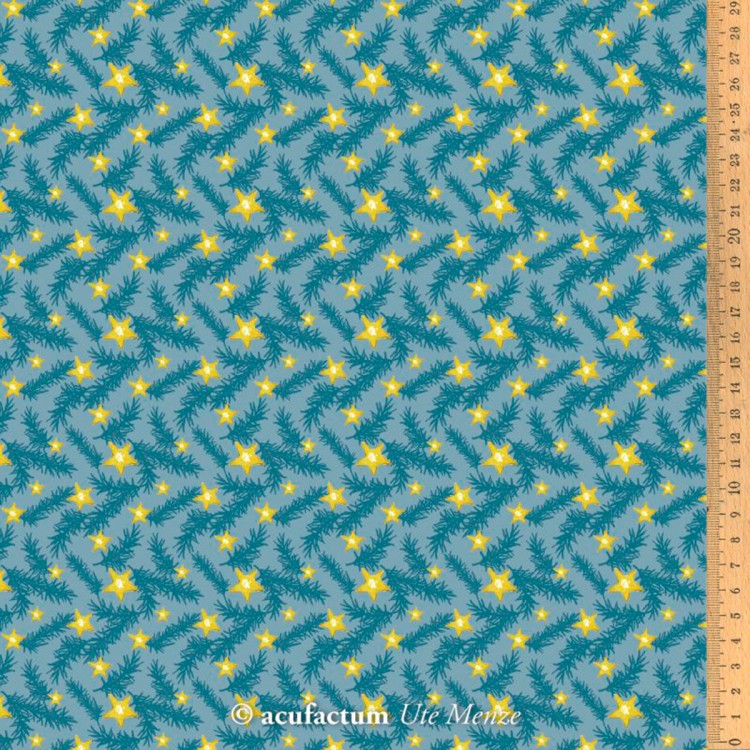 Acufactum 3523-861 Ткань "Звезды и елки"