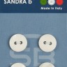 Sandra CARD009 Пуговицы, белый