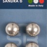 Sandra CARD209 Пуговицы, серебряный