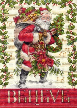 Dimensions 70-08980 Believe in Santa (Верьте в Санту)