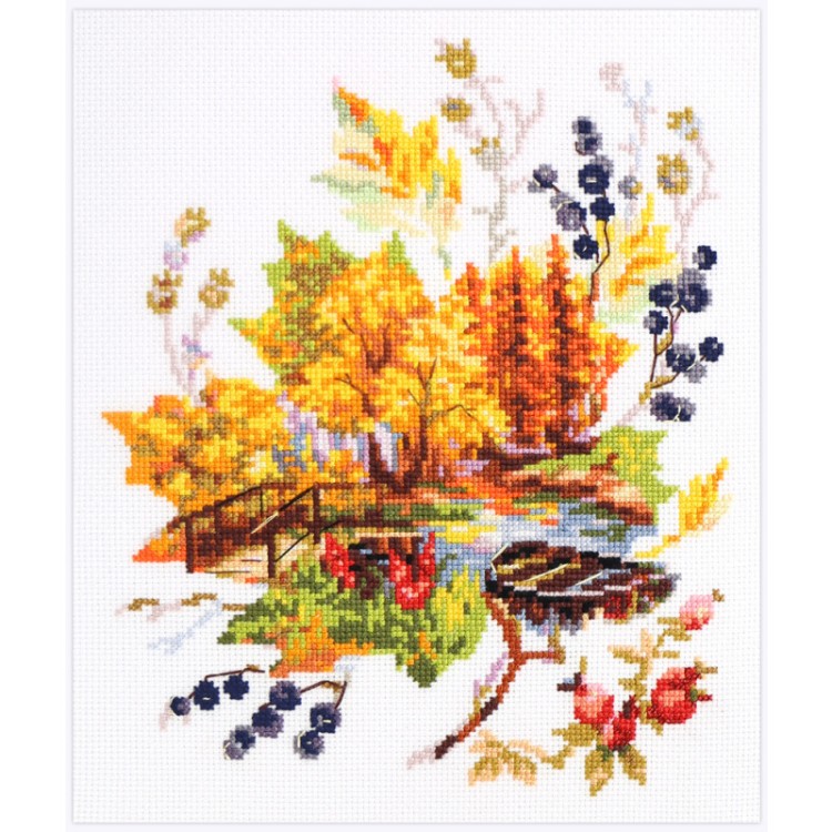 Набор для вышивания Чудесная игла 110-320 Осенние зарисовки