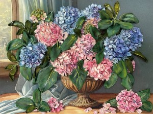 Многоцветница МЛ(н) 3054 Букет гортензий