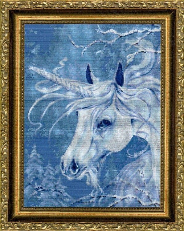 Набор для вышивания Kustom Krafts NNT-032K Winter Unicorn