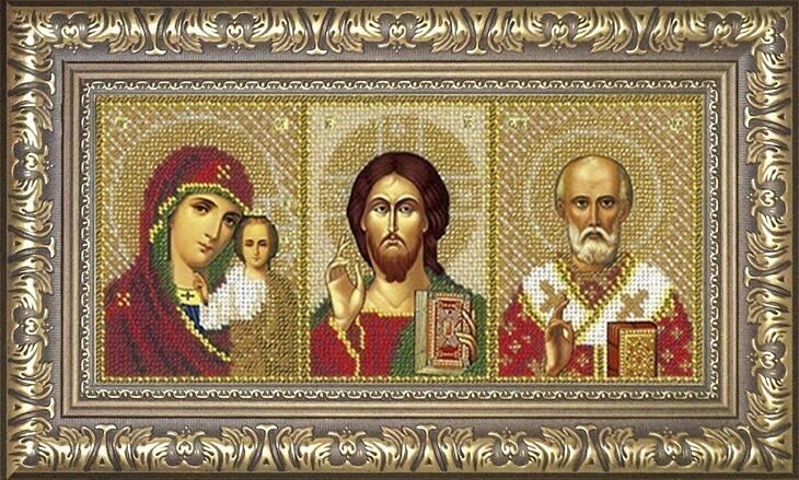 Мир багета Р042 829-199_ПЛ Рама для иконы Русская искусница