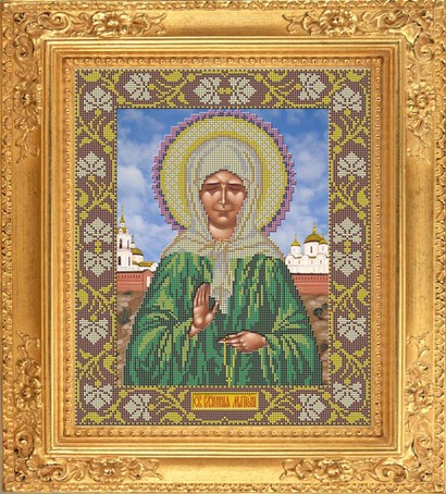 Набор для вышивания Galla Collection И018 Икона Матрона Московская