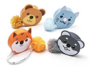 Hemline +253.MET.ZOO.5 Сантиметр-рулетка "ZOO-4", 150 см