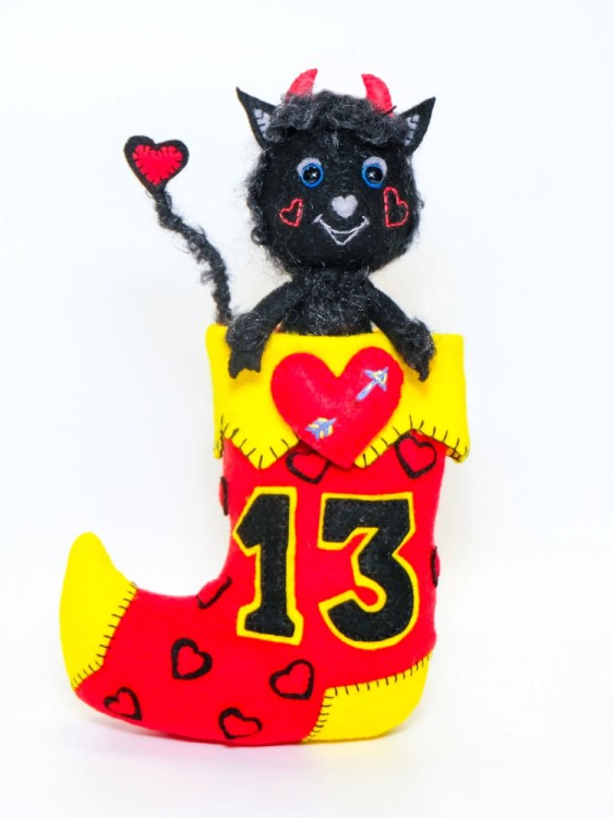 Перловка ПШ-1854а Чертенок в носке