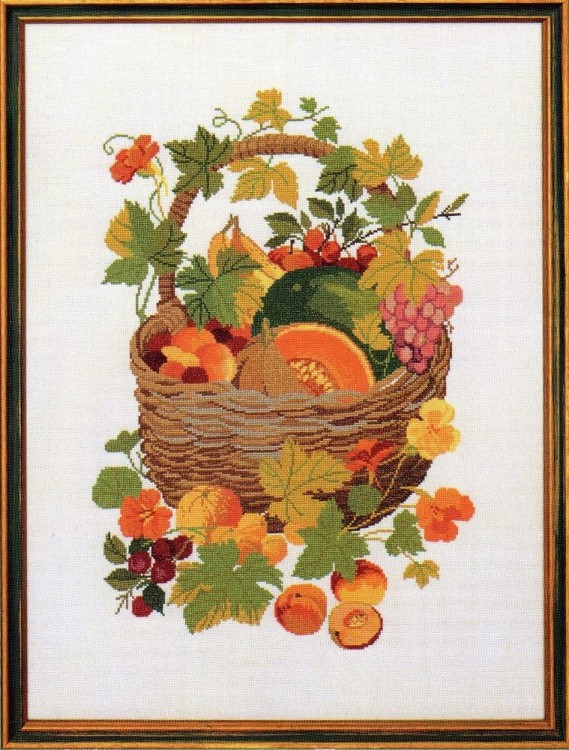 Набор для вышивания Eva Rosenstand 08-4177 Корзина с фруктами