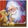 PAW Decor Collection TL231900 Салфетка трехслойная для декупажа "Сюрприз от Санты"
