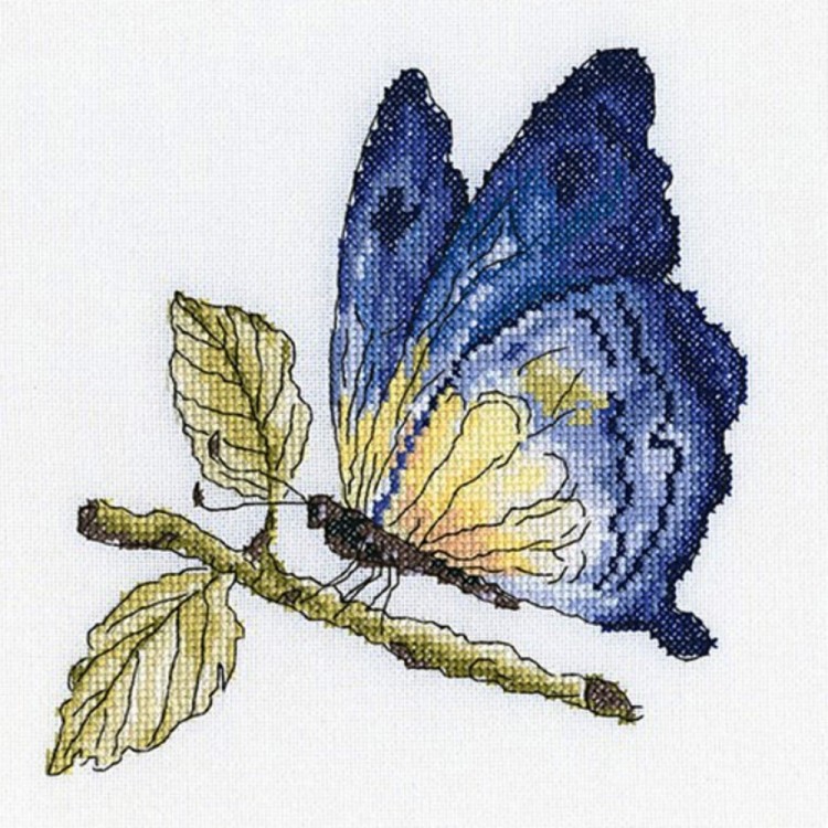 Набор для вышивания РТО C175 Хрупкая красота в голубом
