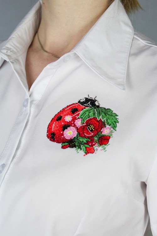 Набор для вышивания Жар-Птица В-1033 Цветочная божья коровка