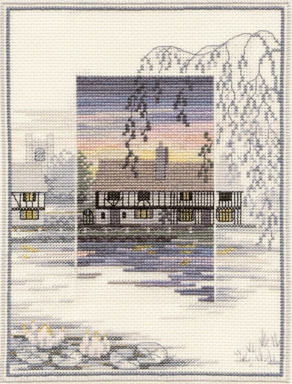Набор для вышивания Derwentwater Designs TWL07 Lily Pond Cottage