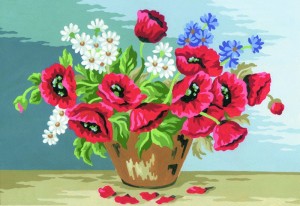 Collection D'Art 6116 Ткань с рисунком для вышивания
