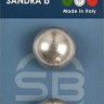Sandra CARD210 Пуговицы, серебряный
