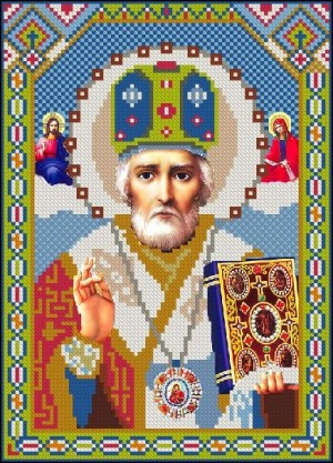 Алмазное Хобби Ah3147 Икона Святого Николая