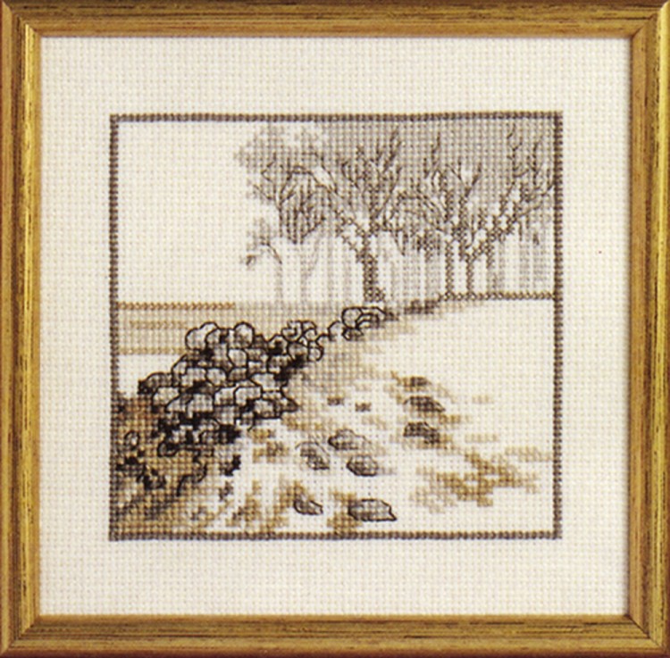 Набор для вышивания Oehlenschlager 44129-1 Камни в лесу