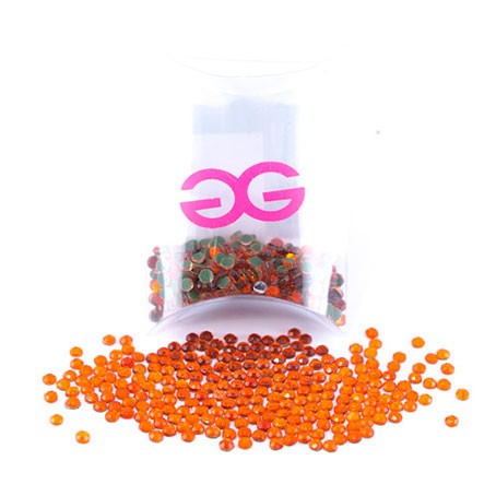 Glitter Glamour 50.0025 Термоклеевые украшения для декора  "Orange 10"