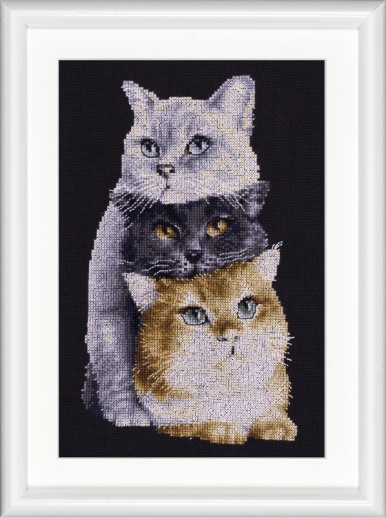 Набор для вышивания Dutch Stitch Brothers DSB015A Три кота