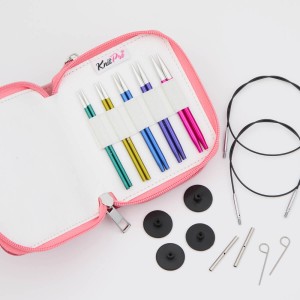 KnitPro 47436 Набор "Starter" спиц съемных укороченных "Zing"